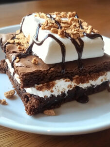 S'mores Brownie Adventure