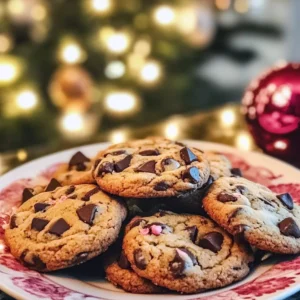 Rose Chocolate Chip Cookies