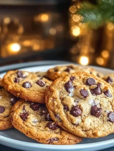 Rose Chocolate Chip Cookies