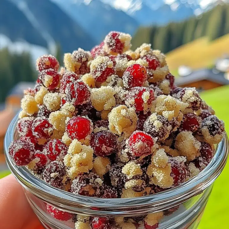Maple Sugared Cranberries Recipe