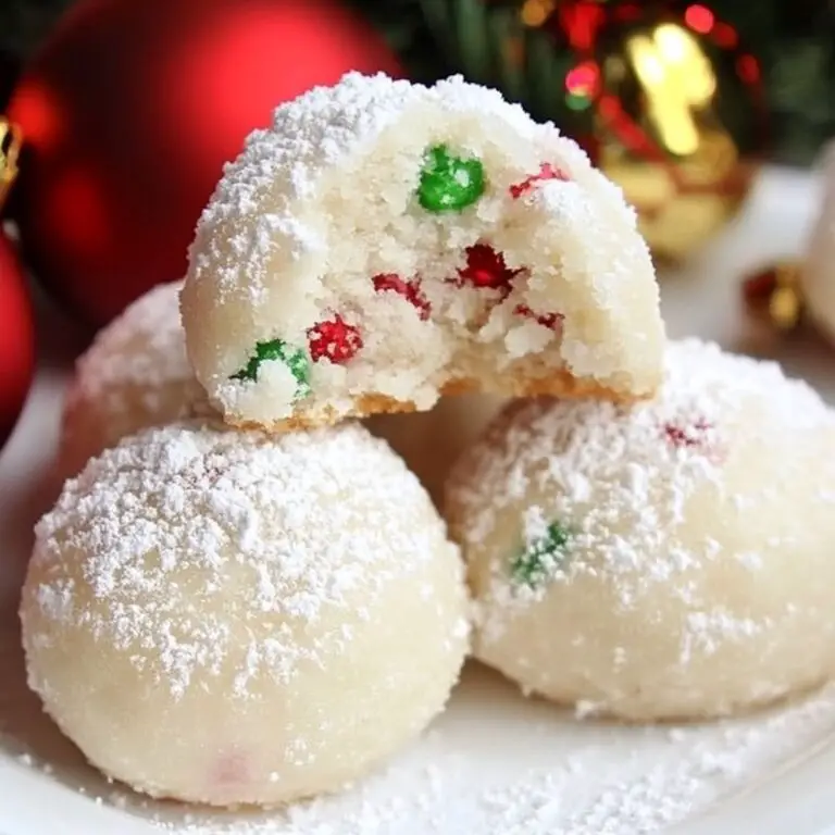 🎄 Christmas Snowball Cookies Recipe 🎄