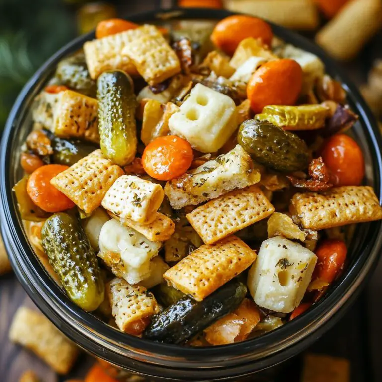 Dill Pickle-Inspired Snack Mix: A Tangy, Crunchy Delight!
