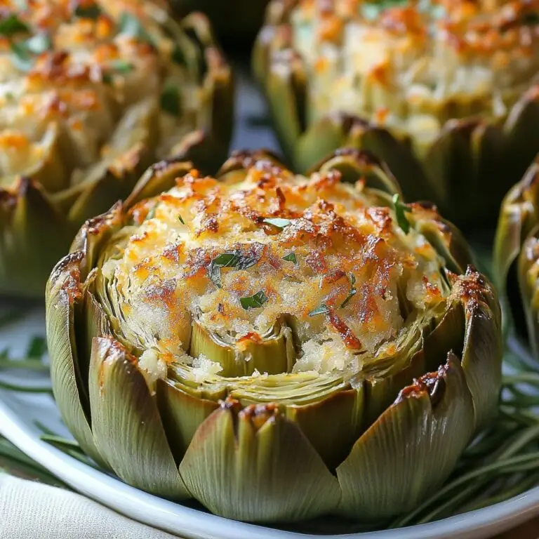 Baked Stuffed Artichokes: A Mediterranean Delight