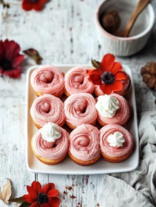 Vegan Pink Cinnamon Rolls