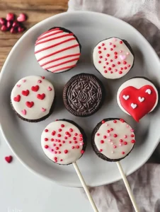 Valentine’s Day Oreo Pops