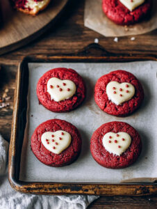 Red Velvet Sugar Cookies