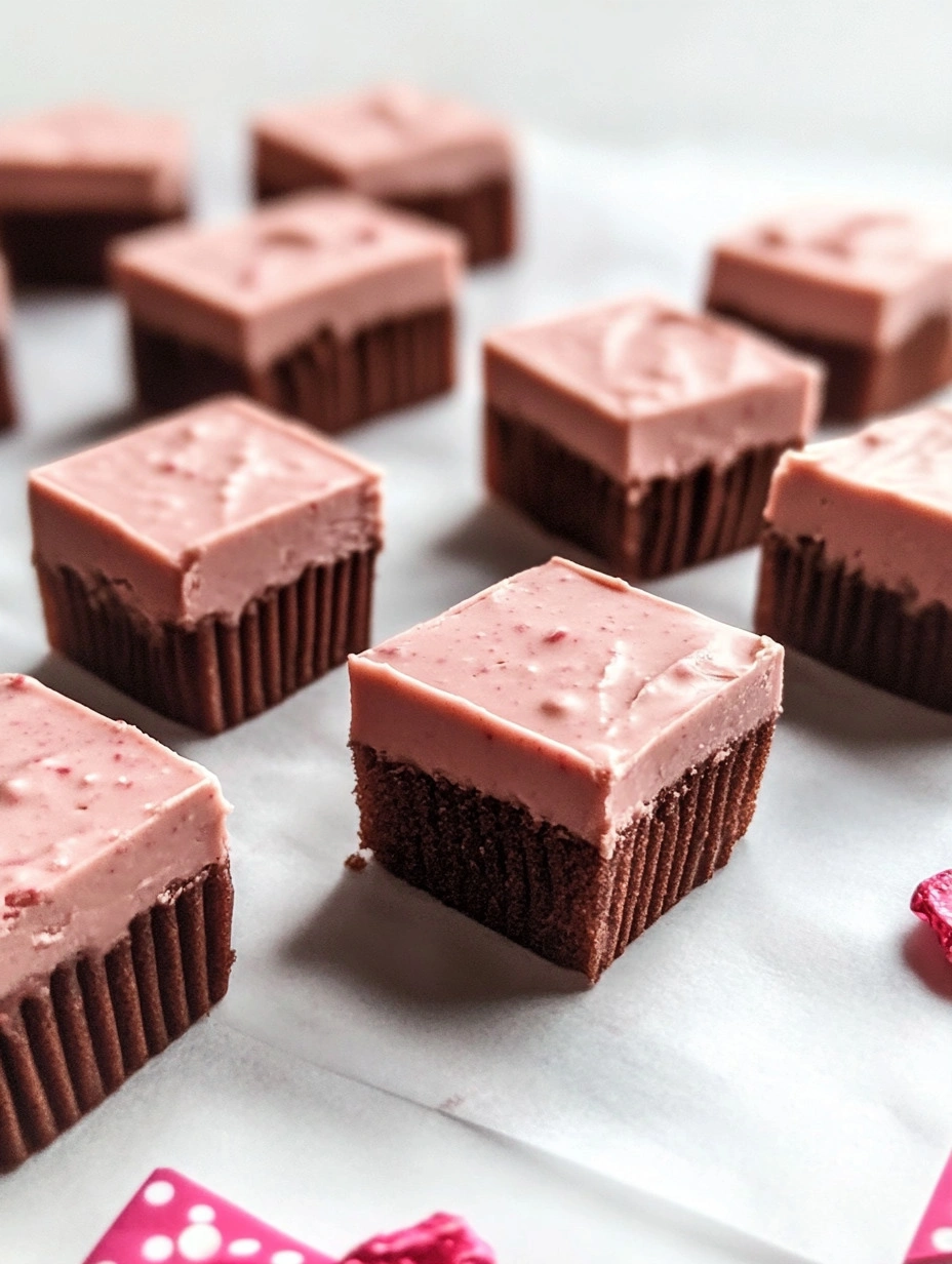 2-Ingredient Strawberry Fudge