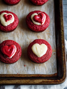 Red Velvet Sugar Cookies