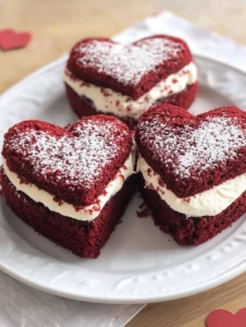 Valentine’s Day Red Velvet Cake Hearts