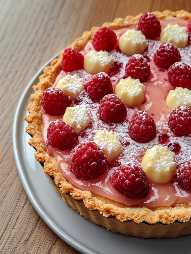 Raspberry Frangipane Tart