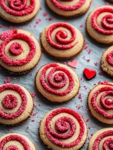 Valentine Day Swirl Cookies