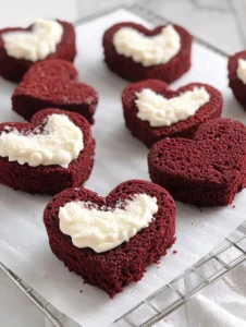 Valentine’s Day Red Velvet Cake Hearts