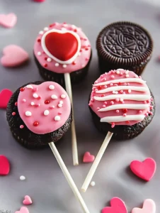 Valentine’s Day Oreo Pops