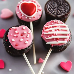 Valentine’s Day Oreo Pops