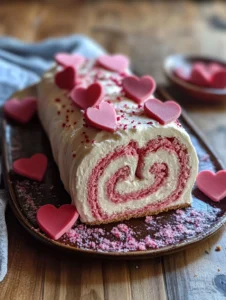 “Love is All Around” Cake Roll