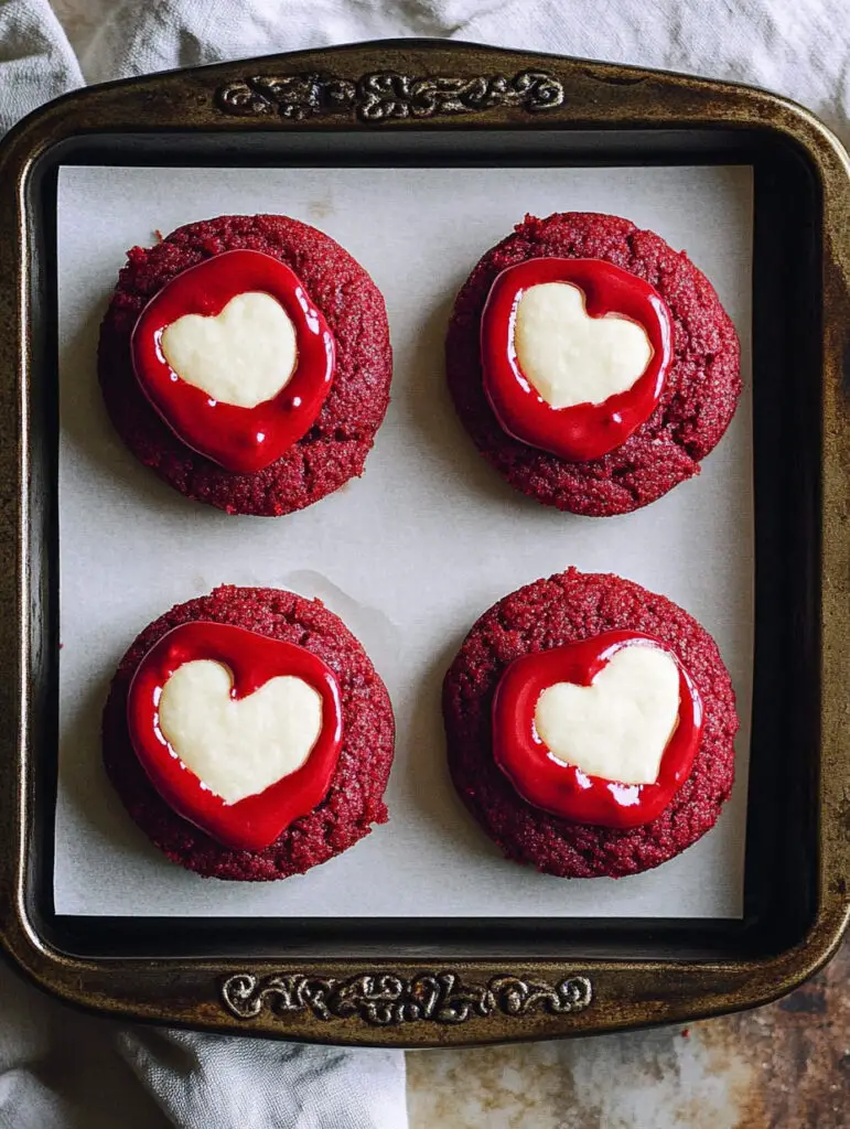 Red Velvet Sugar Cookies