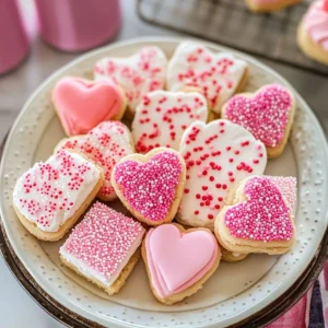 Valentine Sugar Wafer Cookies