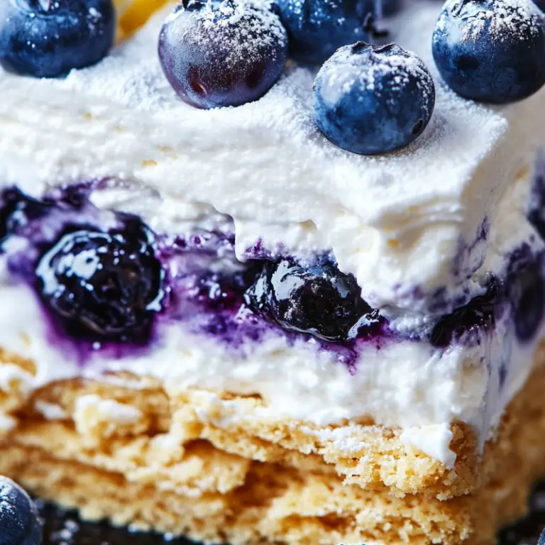 Blueberry Icebox Cake