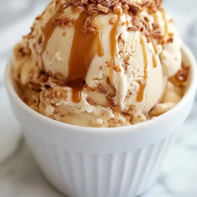 Caramel Praline Ice Cream Cupcakes
