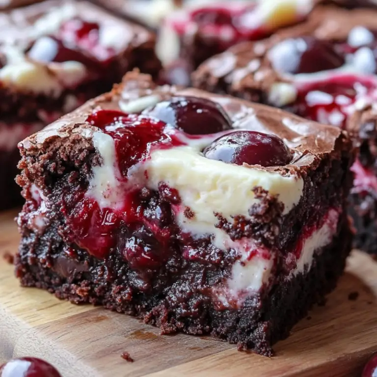 Cherry Cheesecake Brownies