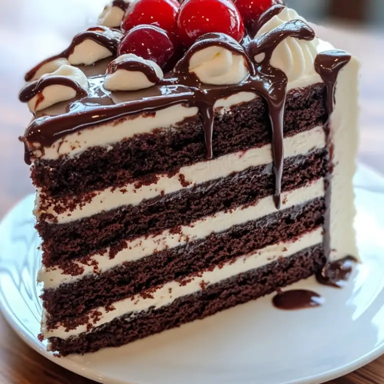 Cherry Chocolate Layer Cake