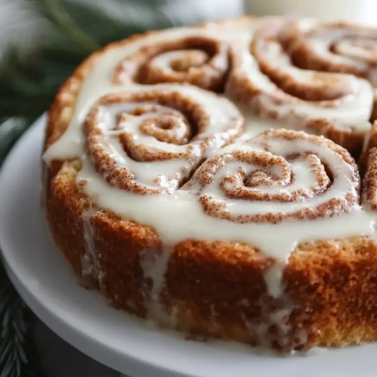 Cinnamon Roll Cake