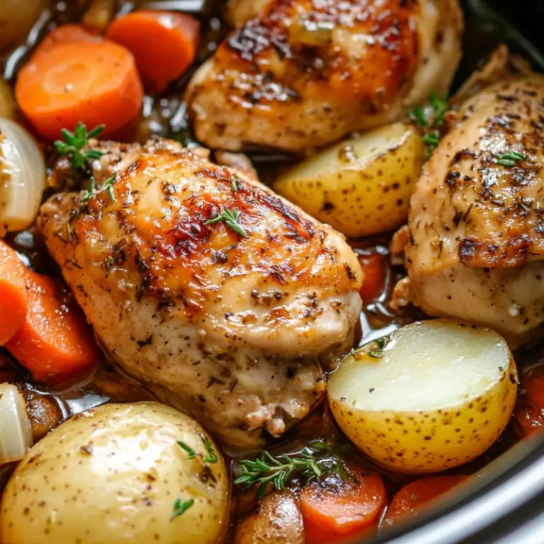 Crockpot Chicken and Potatoes