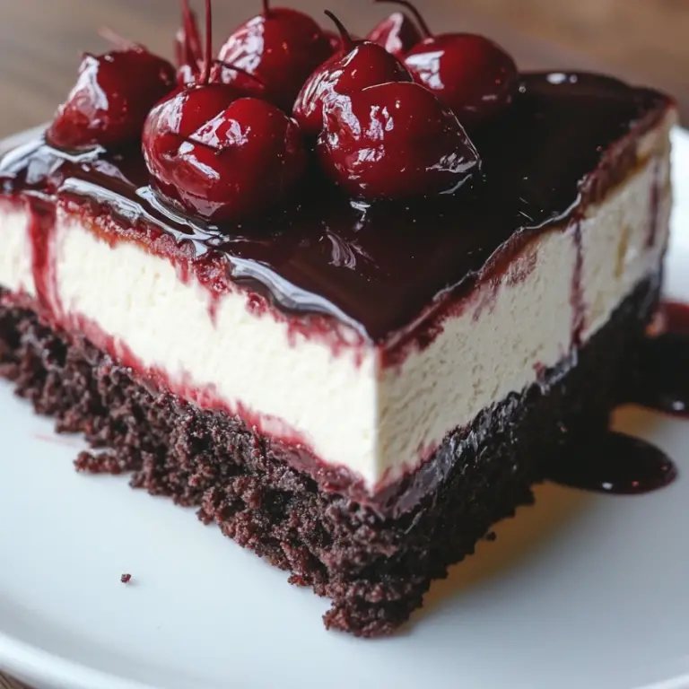 Decadent Black Forest Cheesecake