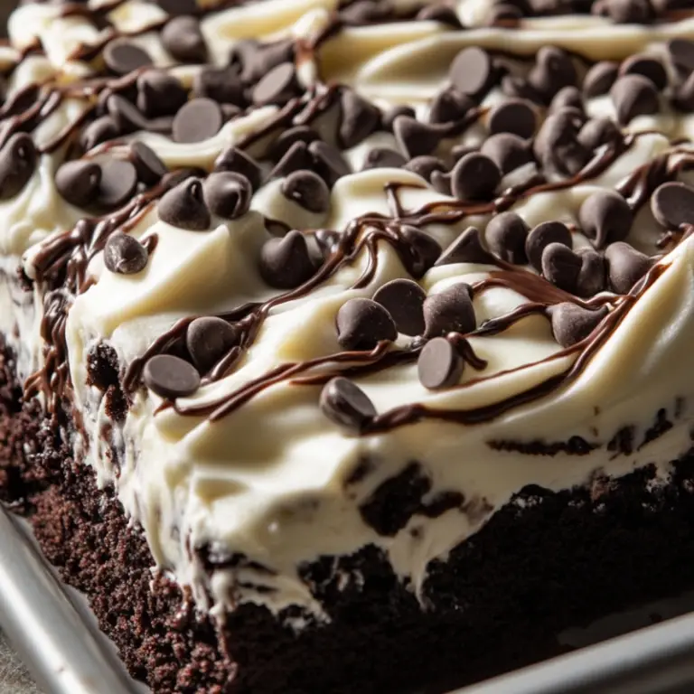 Decadent Tuxedo Sheet Cake
