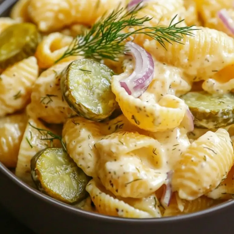 Dill Pickle Pasta Salad