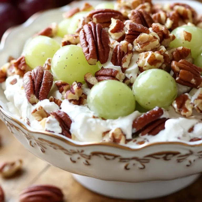 Grape and Pecan Salad.