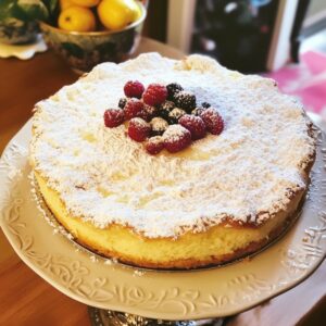 Limoncello Ricotta Cake