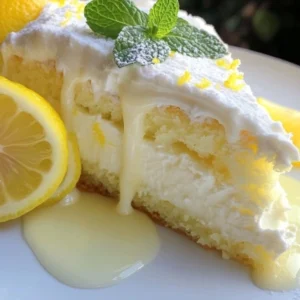 Limoncello Drizzle Mascarpone Cake