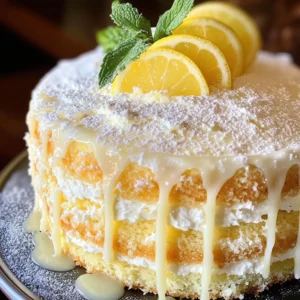 Limoncello Drizzle Mascarpone Cake