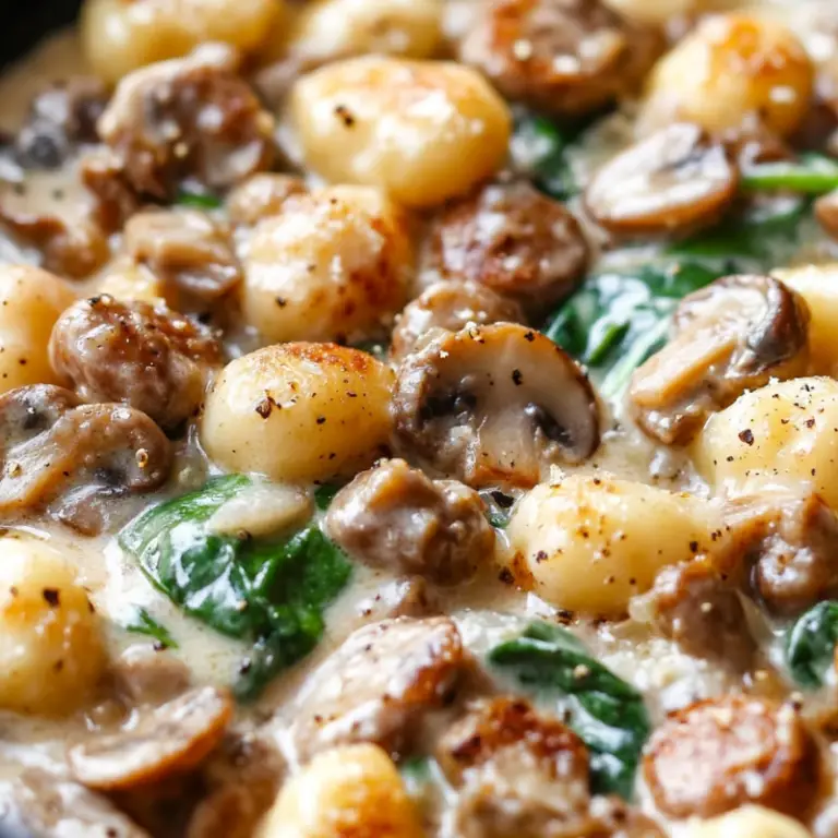 Italian Sausage Gnocchi Skillet