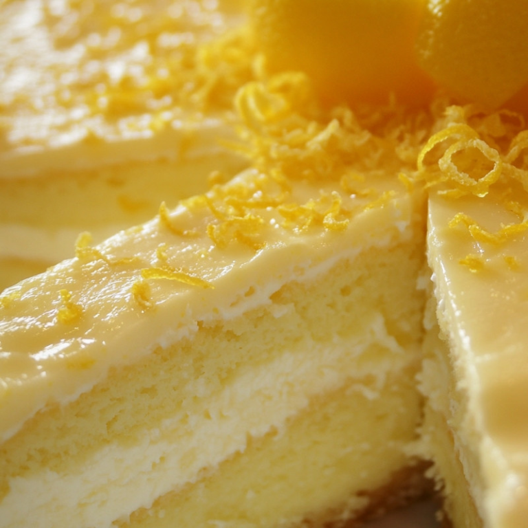 Lemon Cheese Layer Cake