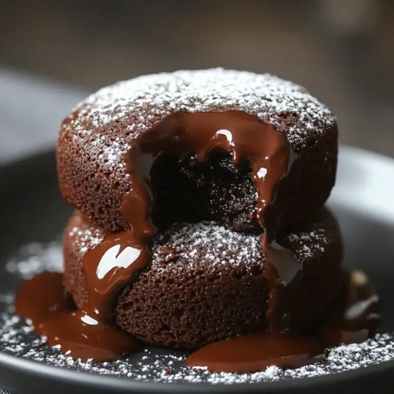 Mini Chocolate Lava Cakes for Two