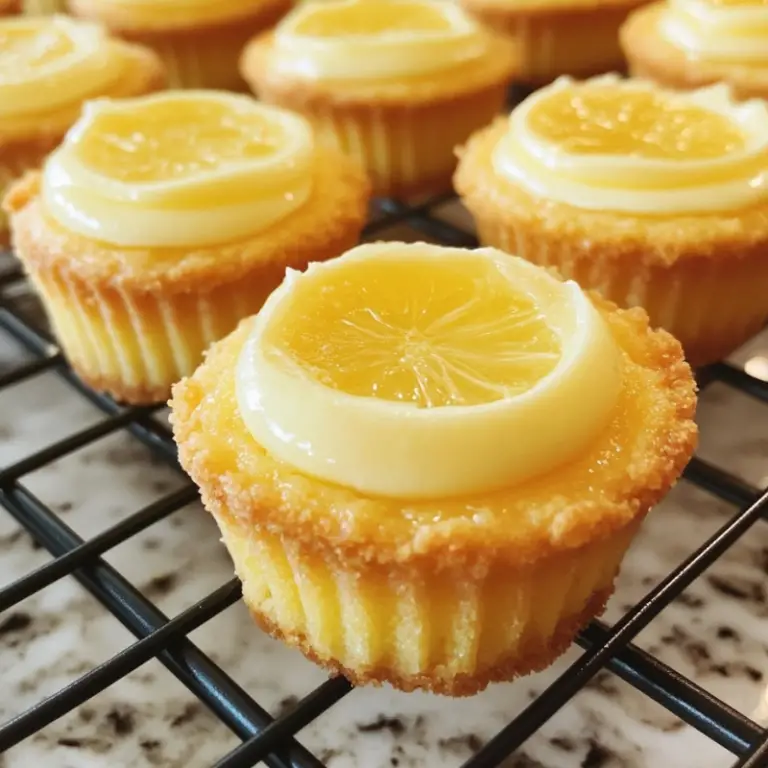 Mini Lemon Cheesecakes