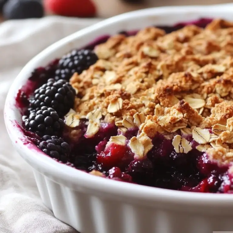 Mixed Berry Crisp