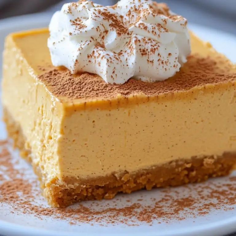 No-Bake Pumpkin Cheesecake