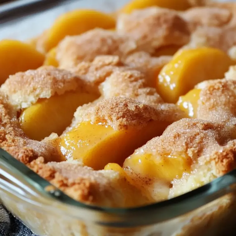 Peach Cobbler Cake
