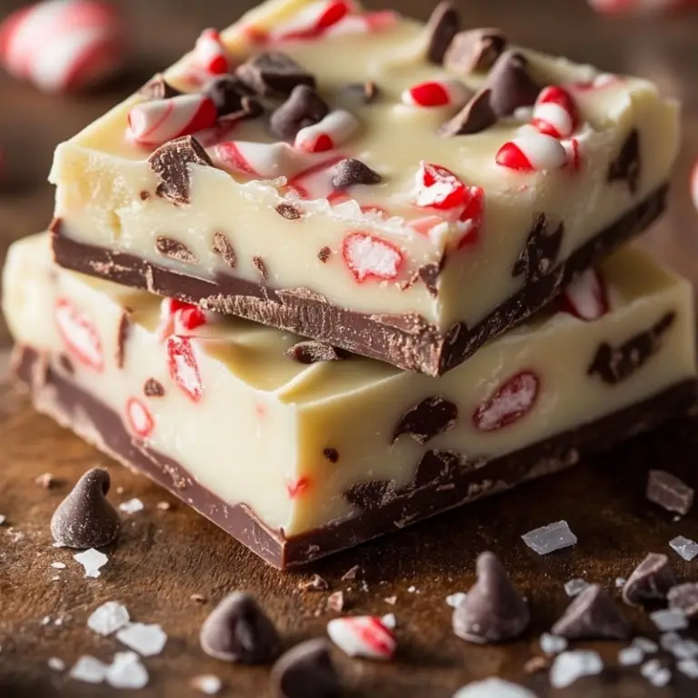 Peppermint Bark Fudge