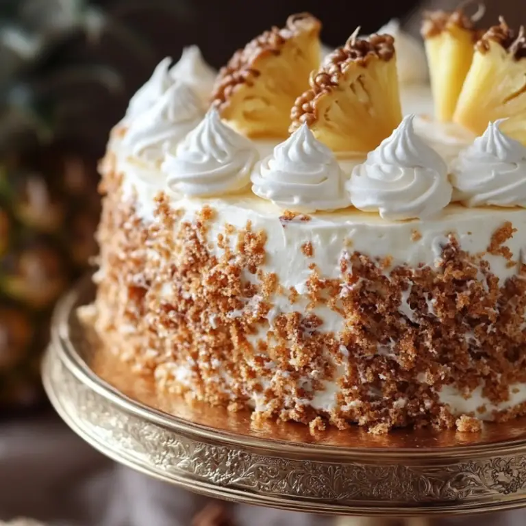 Pineapple Carrot Cream Cake