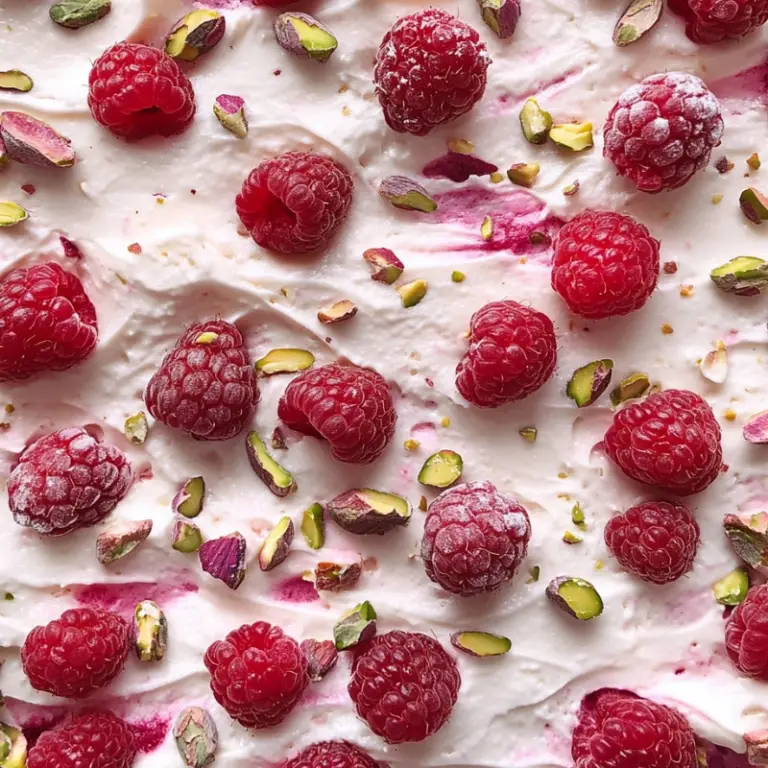 Pistachio Raspberry Cake