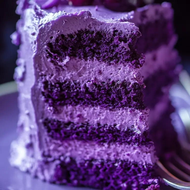 Purple Velvet Berry Cake