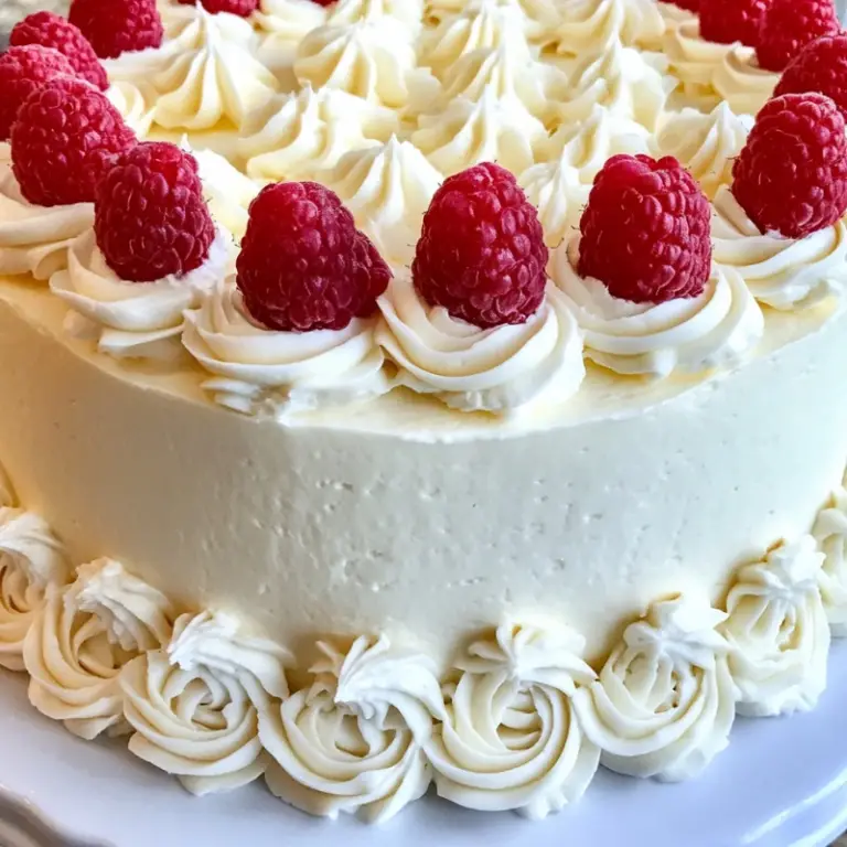 Raspberry Lemon Layer Cake