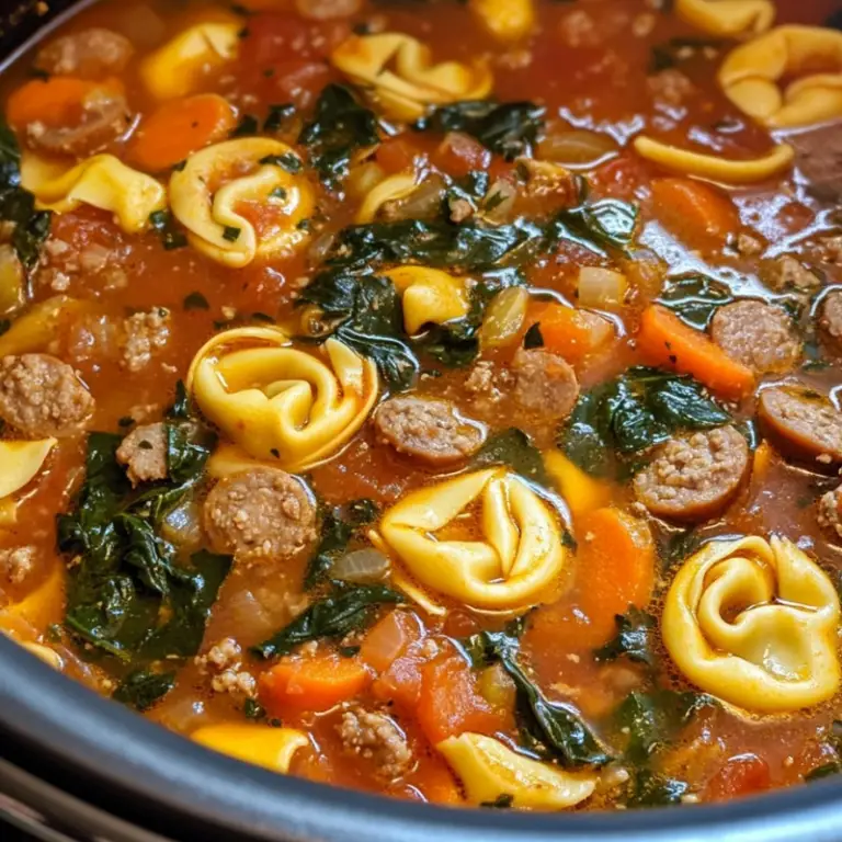 Sausage Tortellini Soup