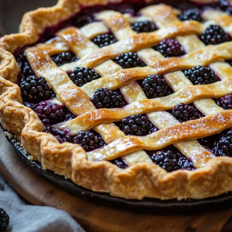 Spiced Blackberry Pie