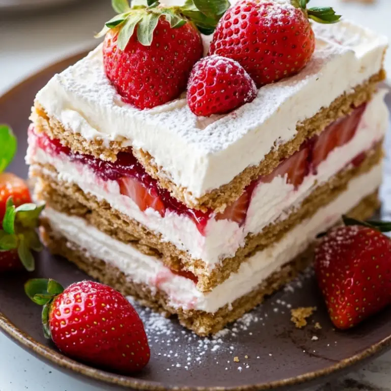 Strawberry Icebox Cake