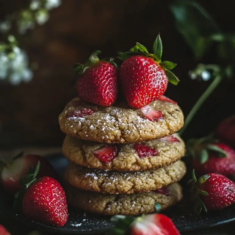 Strawberry Kiss Cookies